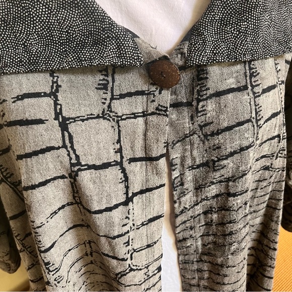 Cupcake International 🧁 100% cotton African boho print swing jacket M - Picture 4 of 10